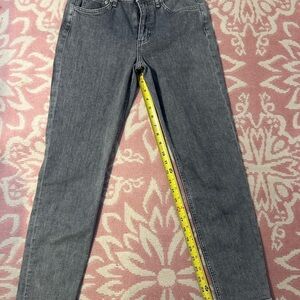 rag & bone Women's Straight Leg Gray Jeans